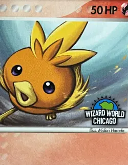 Pokemon 2005 Ex Emerald- Torchic #69 Wizard World Chicago Stamped Promo Rare-NM - Image 3