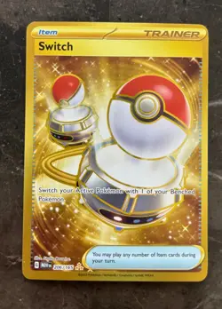 Pokemon 151 ENGLISH - OFF CENTER - SWITCH - HYPER RARE TRAINER - 206/165 - Image 1