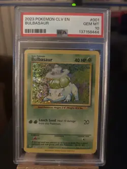 Pokemon TCG Classic CLV EN Bulbasaur PSA Gem Mint 10 - Image 1