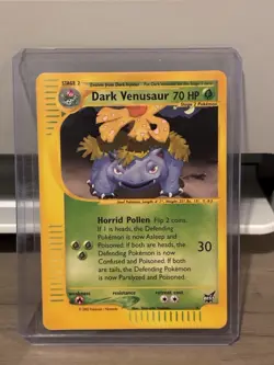 Dark Venusaur #7 - 2003 Best of Game Promo Non-Holo Rare - Pokemon TCG - LP - Image 1
