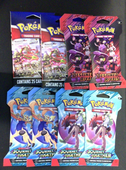 Lot of 8 unopened POKEMON BOOSTER PACKS and MYSTERY PACKS - Image 3