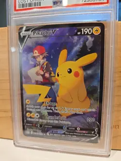 Pokemon TCG Holo Pikachu V Trainer Gallery Lost Origin TG16/TG30 PSA 10 - Image 2
