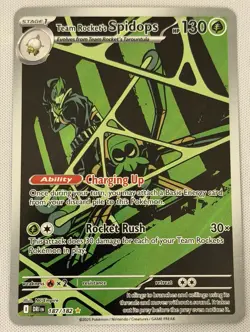 Team Rocket Spidops #99 [AR] Pokemon TCG Glory of Team Rocket sv10 Japanese A98 - Image 1