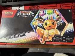 Pokemon TCG Scarlet and Violet Prismatic Evolutions Surprise Box Factory Sealed - Image 1