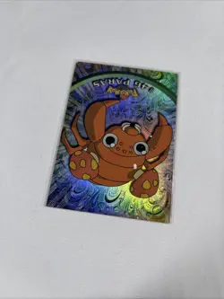 2000 Topps Pokemon TV Animation Series Black Logo Holo #46 Paras - Image 3