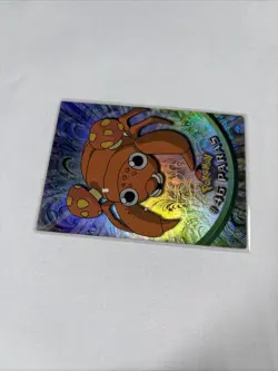 2000 Topps Pokemon TV Animation Series Black Logo Holo #46 Paras - Image 4