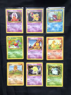 Pokemon Cards: Base Set 2 19 Card Non-Holo Lot - Image 1