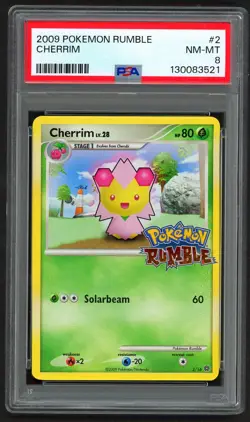 Pokemon Cards - PSA 8 Cherrim 2/16 - Pokemon Rumble Holo - NM-MT - PSA8 - Image 1