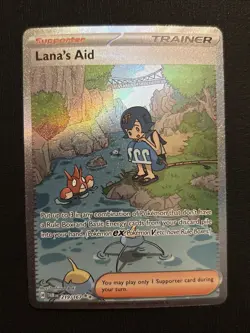 Pokemon TCG Lana’s Aid Special Illustration Rare 219/167 Twilight Masquerade - Image 1