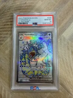 💎Pokemon Scarlet Violet 225/198 GYARADOS EX Secret Ultra Rare PSA 10 GEM MT💎 - Image 1