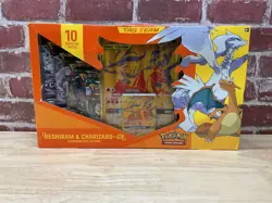 Pokemon TCG Reshiram and Charizard GX Premium Collection Box Sealed - Image 1