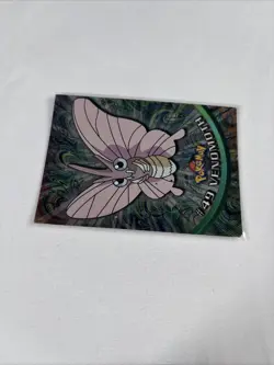 2000 Topps Pokemon TV Animation Series Black Logo Holo #49 Venomoth - Image 4