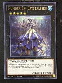 Number 94: Crystalzero DUSA-EN006 1st Edition Ultra Rare LP - Image 3