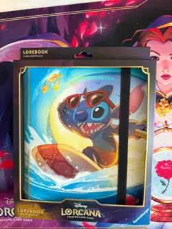 ⭐ NIB Disney Lorcana TCG Stitch Lorebook Card Portfolio Holds 64 cards binder - Image 4