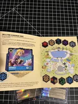 Disney Lorcana Magical Places Epcot 2026 Rapunzel & Donald Duck Promo And Book - Image 4