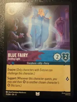 Blue Fairy - Guiding Light 71/204 Uncommon Reign Of Jafar Disney Lorcana TCG - Image 1