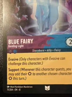 Blue Fairy - Guiding Light 71/204 Uncommon Reign Of Jafar Disney Lorcana TCG - Image 4