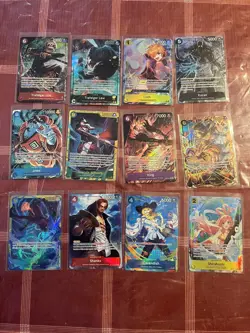 One Piece Card Lot Of 12 Alt Arts And Secs - Image 1