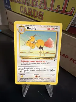 Dodrio 37/130 HP Base Set 2 English Pokemon Card TCG Vintage - Image 1