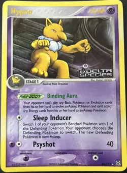 Hypno 23/113 EX Delta Species Stamped Holo Rare Pokemon TCG Card NM - Image 1