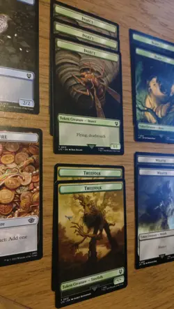 MTG Magic The Gathering Lord Of The Rings Commander Token Cards x18 NM - Image 3