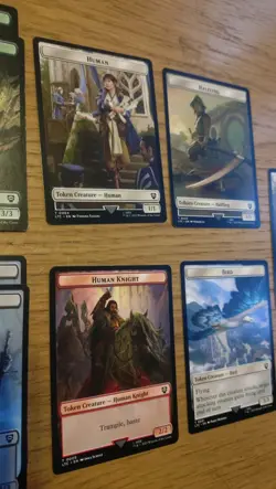 MTG Magic The Gathering Lord Of The Rings Commander Token Cards x18 NM - Image 5