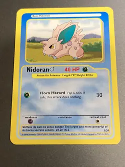 Nidoran Funskool 2004 Nintendo Pokemon Card Red/Blue Back Creatures Tokyo - Image 1