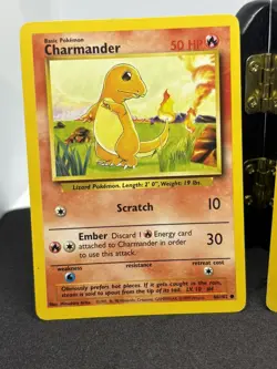Pokemon TCG Charmeleon and Charmander Base Set 2 Card Lot 24/102 and 46/102 - Image 5