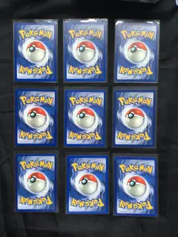Pokemon Cards: Shadowless Base Set 24 Card Non-Holo Lot - Image 2
