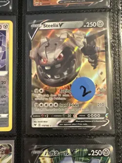 Lot of 9 Steelix Rhyperior Pokemon Cards Authentic - Image 5