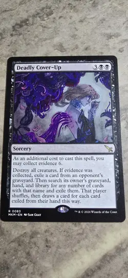 Deadly Cover-Up Murders at Karlov Manor Regular Sorcery Rare MTG NM - Image 1