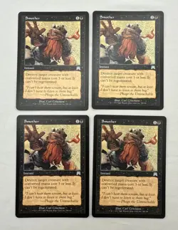 Smother x4 MTG Onslaught 4x Magic Good Moderate Play - Image 1