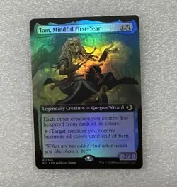 Tam, Mindful First-Year Foil Extended Art Lorwyn Eclipsed NM MTG Rare 0380 - Image 2