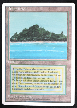 Tropical Island FWB German Foreign White-Bordered Reserved List MTG - Image 3