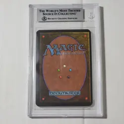 MTG Swamp (B) Alpha Basic Land Graded 8 - Image 2