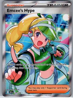 Emcee's Hype 220/182 SV10: Destined Rivals - Pokemon Card - NM - Image 1