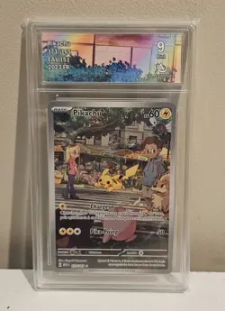 Pikachu 173/165 AR carte Pokemon EV 3.5 carte gradee Collect Aura 9 - FR - Image 1