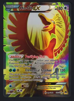 Pokemon TCG Ho-Oh EX 121/122 XY Breakpoint 2016 Full Art - Image 1