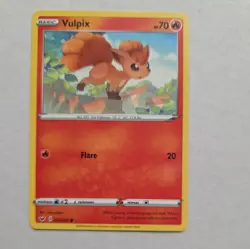 Pokemon TCG Vulpix Sword & Shield 022/202 Regular Common - Image 1