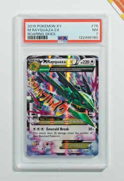 Pokemon PSA 7 M Rayquaza Ex #76 XY Roaring Skies 2015 English - Image 1