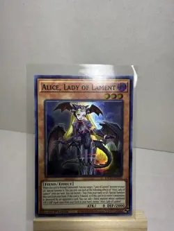 Yu-Gi-Oh! Alice, Lady of Lament BACH-EN028 1st Edition Effect Dark Fiend ATK/0 . - Image 1