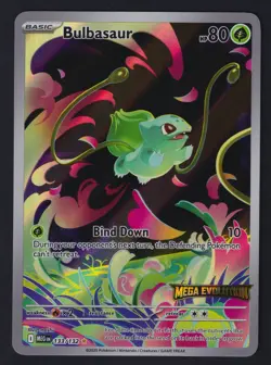 Pokemon TCG Bulbasaur 133/132 Enhanced Stamped Mega Evolution Promo Card - Image 1