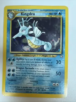 Pokemon Kingdra Holo Rare Card 8/111 Neo Genesis - Image 1