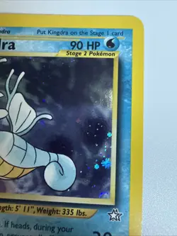 Pokemon Kingdra Holo Rare Card 8/111 Neo Genesis - Image 5