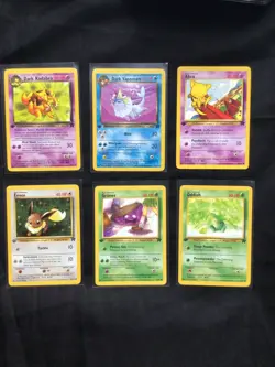 Pokemon Cards: 1st Edition Team Rocket 11 Card Non-Holo Lot - Image 1
