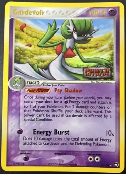 Gardevoir 9/108 EX Power Keepers Reverse Holo Stamped Pokemon Card NM - Image 1