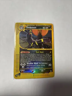 Pokemon TCG Umbreon Aquapolis Rare Card 41/147 Aquapolis - Image 2