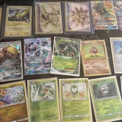 Old Pokemon card collection, mainly from And￼ Moon with sealed packs and a binde - Image 5
