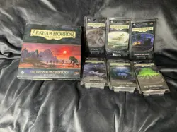 THE INNSMOUTH CONSPIRACY Arkham Horror card game LCG Expansion & 6 Mythos Packs - Image 1