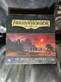 THE INNSMOUTH CONSPIRACY Arkham Horror card game LCG Expansion & 6 Mythos Packs - Image 2